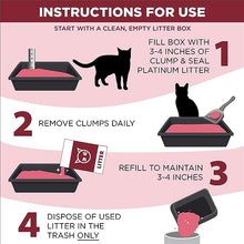 Load image into Gallery viewer, ARM &amp; HAMMER Clump &amp; Seal Platinum Cat Litter, Multi-Cat, 40 lb