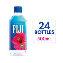 Load image into Gallery viewer, FIJI Natural Artesian Bottled Water 500 mL / 16.9 Fl Ounce (Pack of 24)