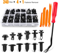Load image into Gallery viewer, GOOACC - GRC-33 240PCS Bumper Retainer Clips Car Plastic Rivets Fasteners Push Retainer Kit Most Popular Sizes Auto Push Pin Rivets Set -Door Trim Panel Fender Clips for GM Ford Toyota Honda Chrysler