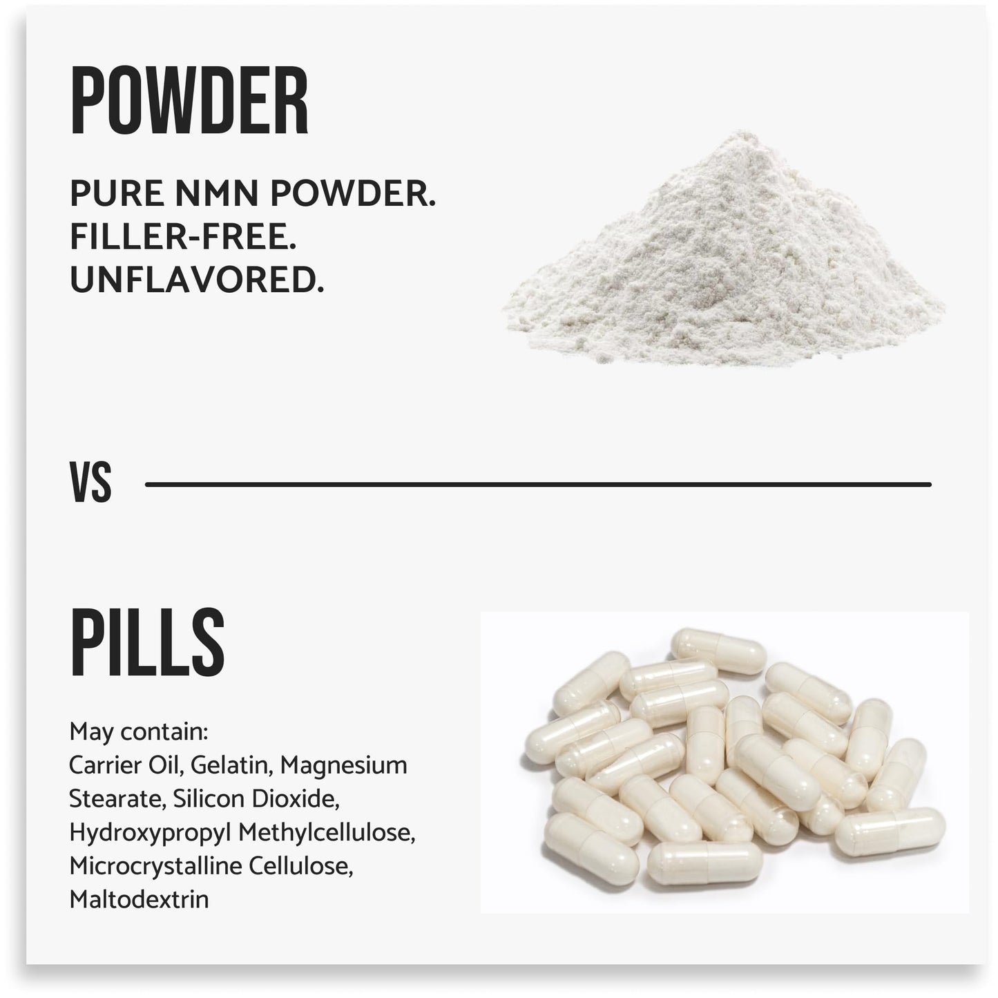Pure NMN Powder Nicotinamide Mononucleotide Quick Dissolved NMN Supplement Powder 100%…