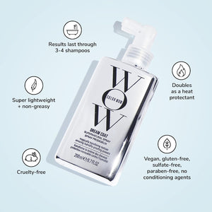 COLOR WOW Dream Coat Supernatural Spray – Multi award winning anti frizz spray keeps hair frizz free for days no matter the weather with moisture repellant anti humidity technology; glass hair results