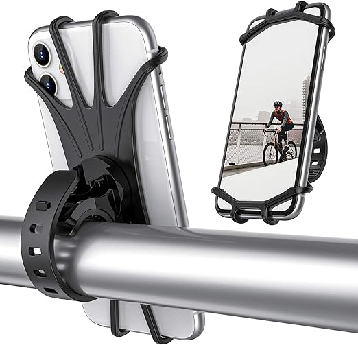 Master Lock Cable Lock, Set Your Own Combination Bike Lock, 6 ft. Long, Black & ORIbox Bike Phone Mount, Motorcycle Handlebar Mount, 360° Rotation Silicone Bicycle Phone Holder