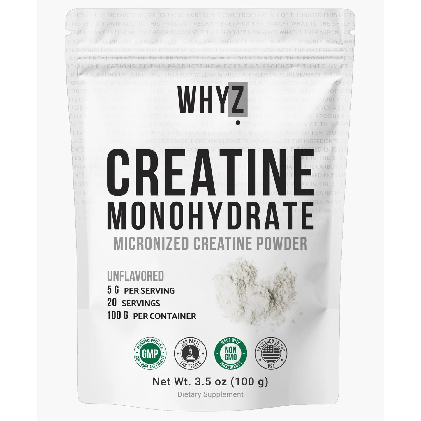 Creatine Monohydrate Powder, Micronized, Unflavored Creatine for Men & Women, Muscle…