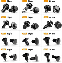 Load image into Gallery viewer, GOOACC - GRC-33 240PCS Bumper Retainer Clips Car Plastic Rivets Fasteners Push Retainer Kit Most Popular Sizes Auto Push Pin Rivets Set -Door Trim Panel Fender Clips for GM Ford Toyota Honda Chrysler