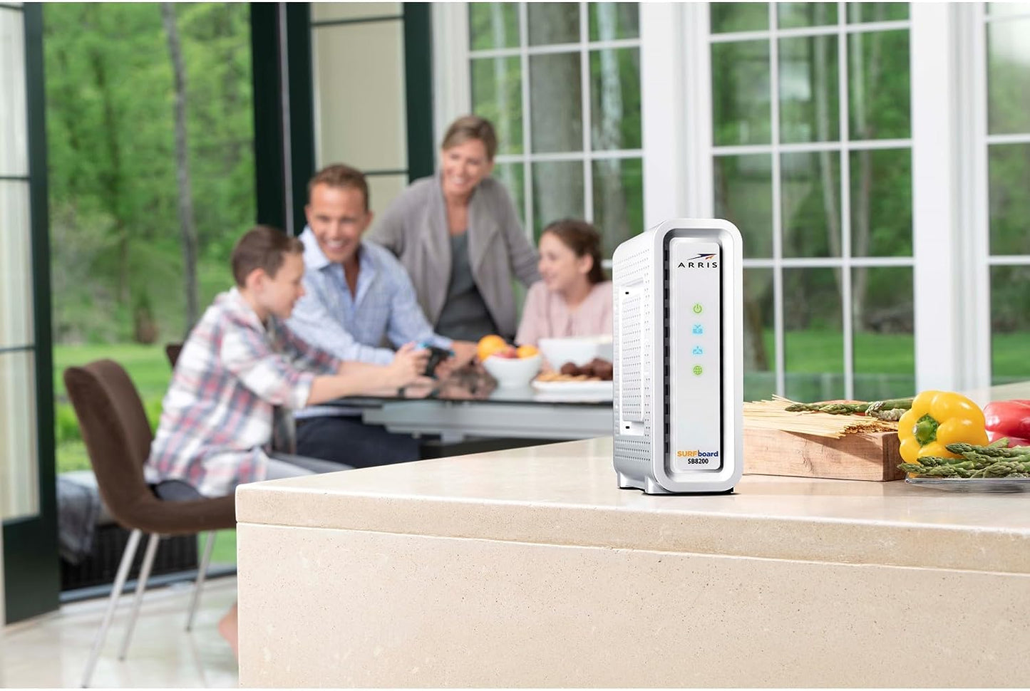 ARRIS SURFboard SB8200 DOCSIS 3.1 Cable Modem , Approved for Comcast Xfinity, Cox, Charter Spectrum, & more , Two 1 Gbps Ports , 1 Gbps Max Internet Speeds , 4 OFDM Channels