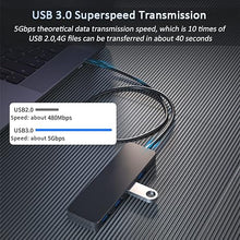 Load image into Gallery viewer, USB 3.0 Hub, VIENON 4-Port USB Hub USB Splitter USB Expander for Laptop, Xbox, Flash Drive, HDD, Console, Printer, Camera,Keyborad, Mouse