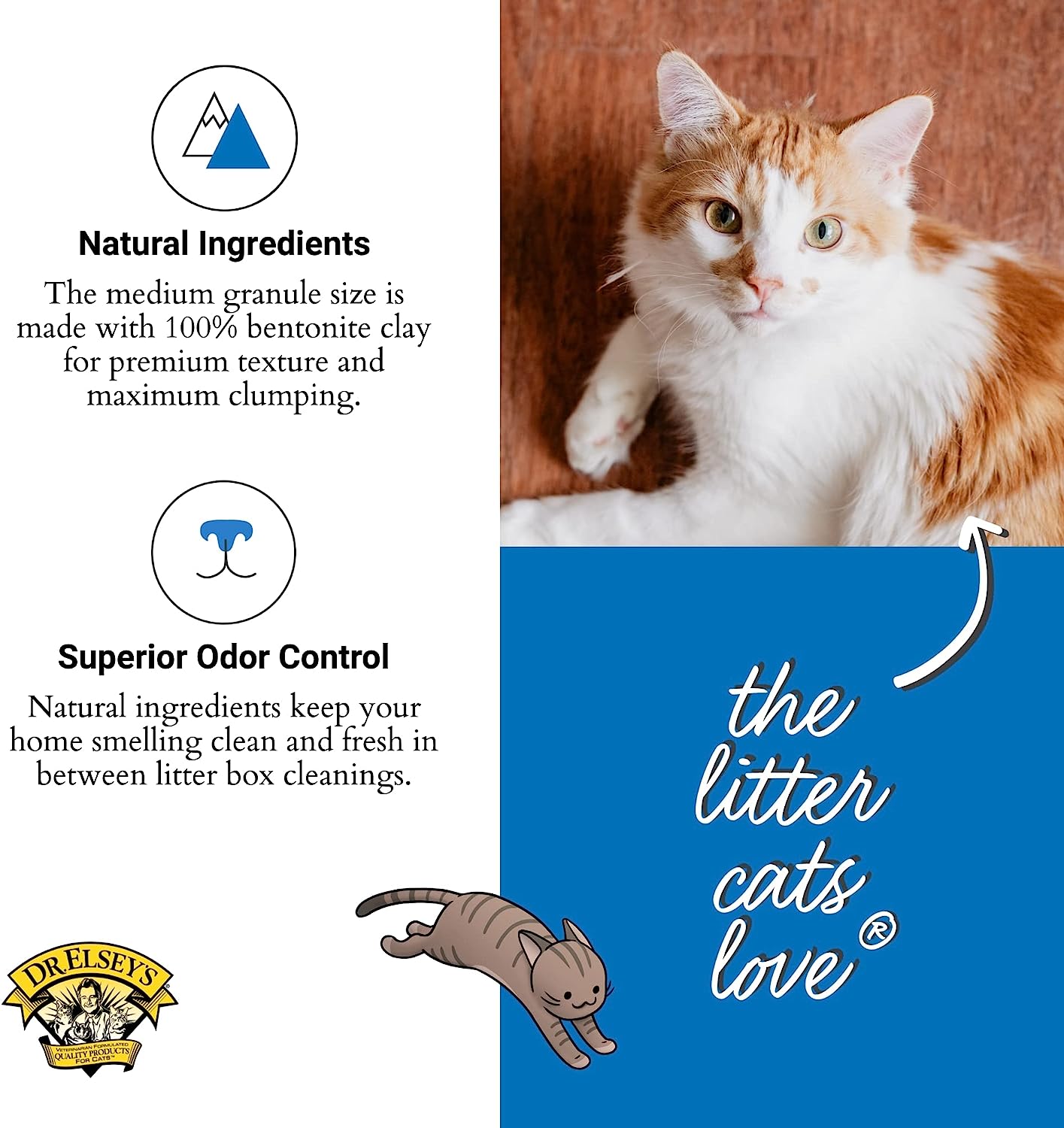 Dr. Elsey's Precious Cat Ultra Cat Litter, 18 pound bag