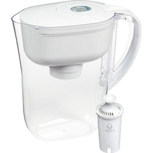 Load image into Gallery viewer, Brita Water Filter Pitcher for Tap and Drinking Water with 1 Standard Filter, Lasts 2 Months, 6-Cup Capacity, BPA Free, White