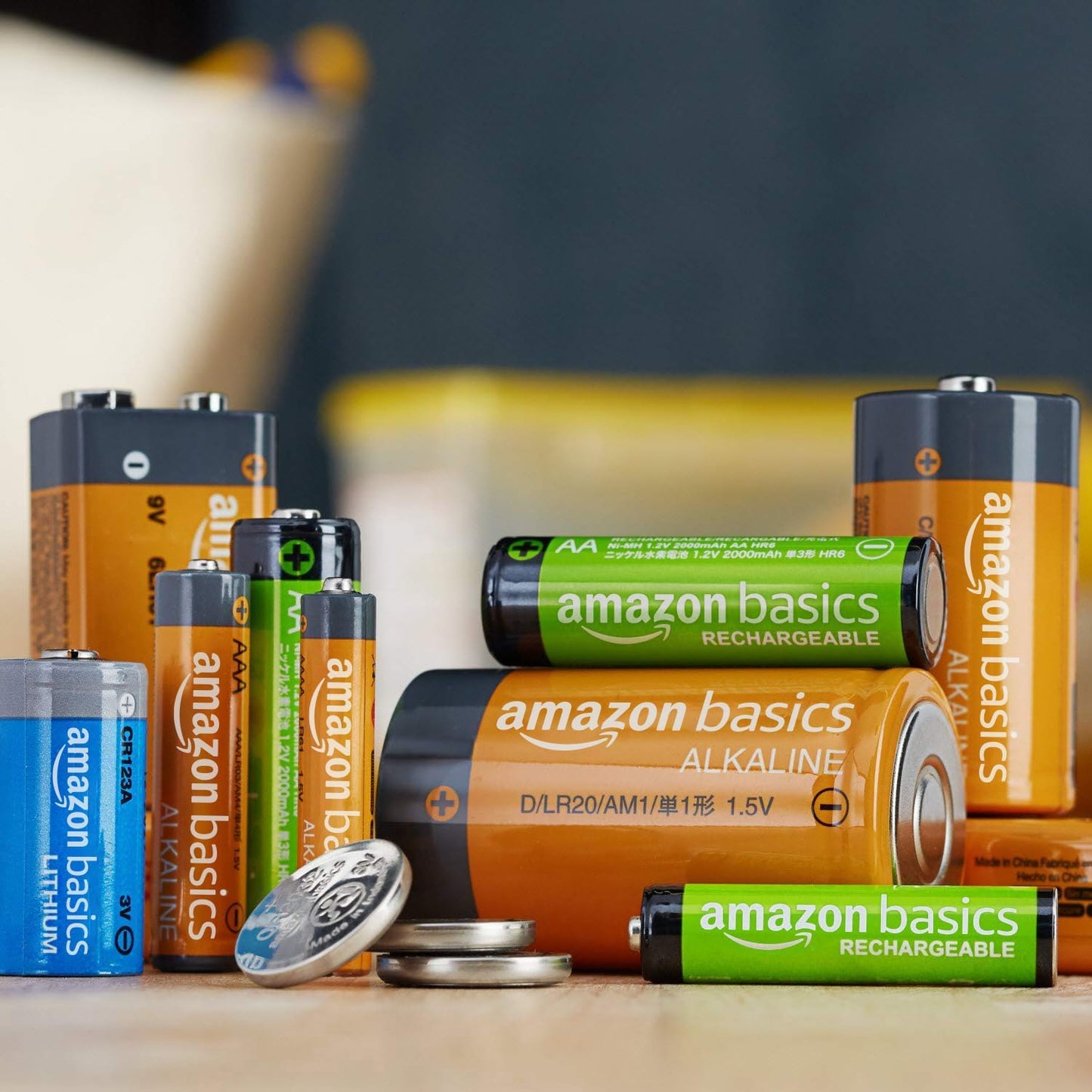 Amazon Basics 20-Pack AA Alkaline High-Performance Batteries, 1.5 Volt, 10-Year Shelf Life