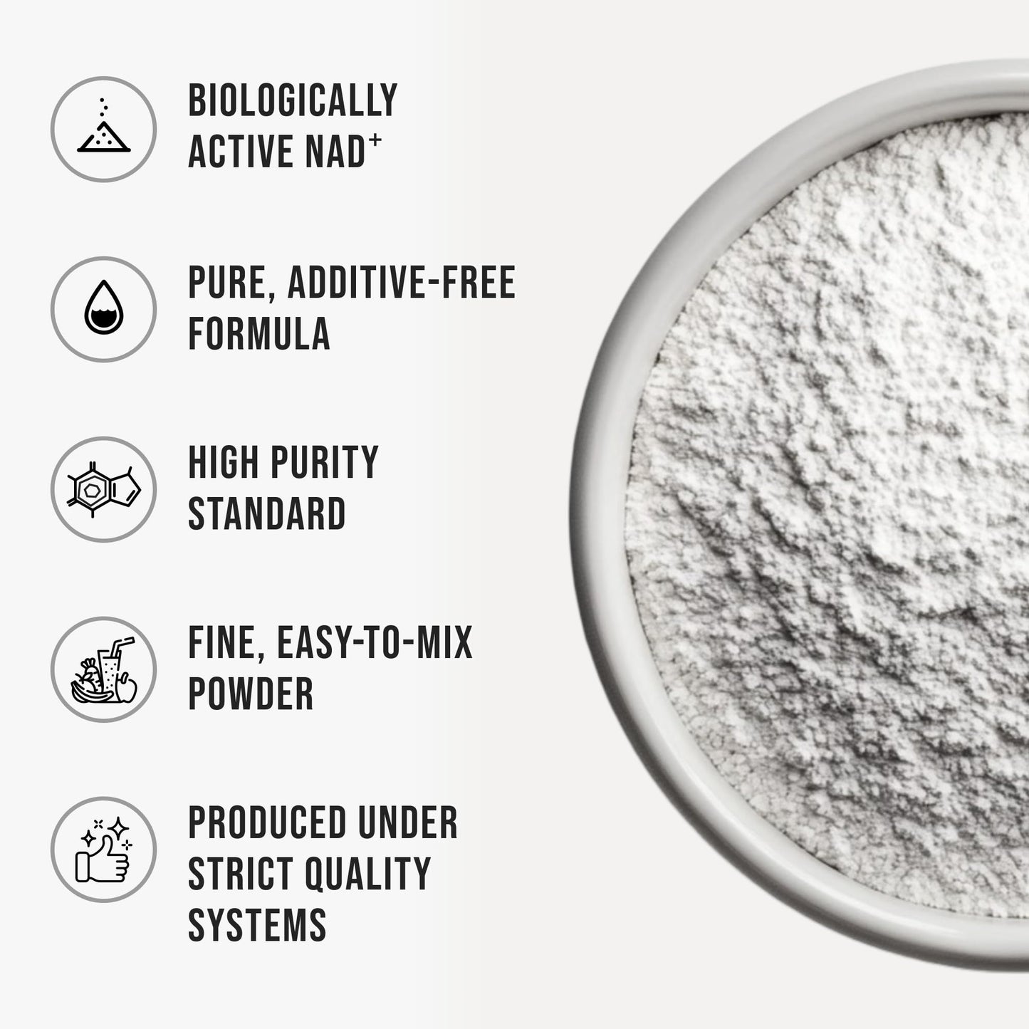 Pure NAD Powder Nicotinamide Adenine Dinucleotide Supplement Unflavored and Gluten-Free…