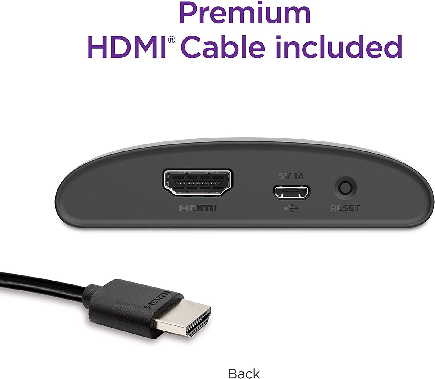 Roku Express 4K+ | Roku Streaming Device 4K/HDR, Roku Voice Remote, Free & Live TV