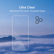 Load image into Gallery viewer, Ailun 3 Pack Screen Protector for iPhone 14 Pro Max[6.7 inch] + 3 Pack Camera Lens Protector,Sensor Protection,Dynamic Island Compatible,Case Friendly Tempered Glass Film,[9H Hardness] - HD