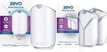 Load image into Gallery viewer, ZEVO Indoor Flying Insect Trap for Fruit Flies, Gnats, and House Flies (1 Plug-in Base + 3 Refill Cartridge)