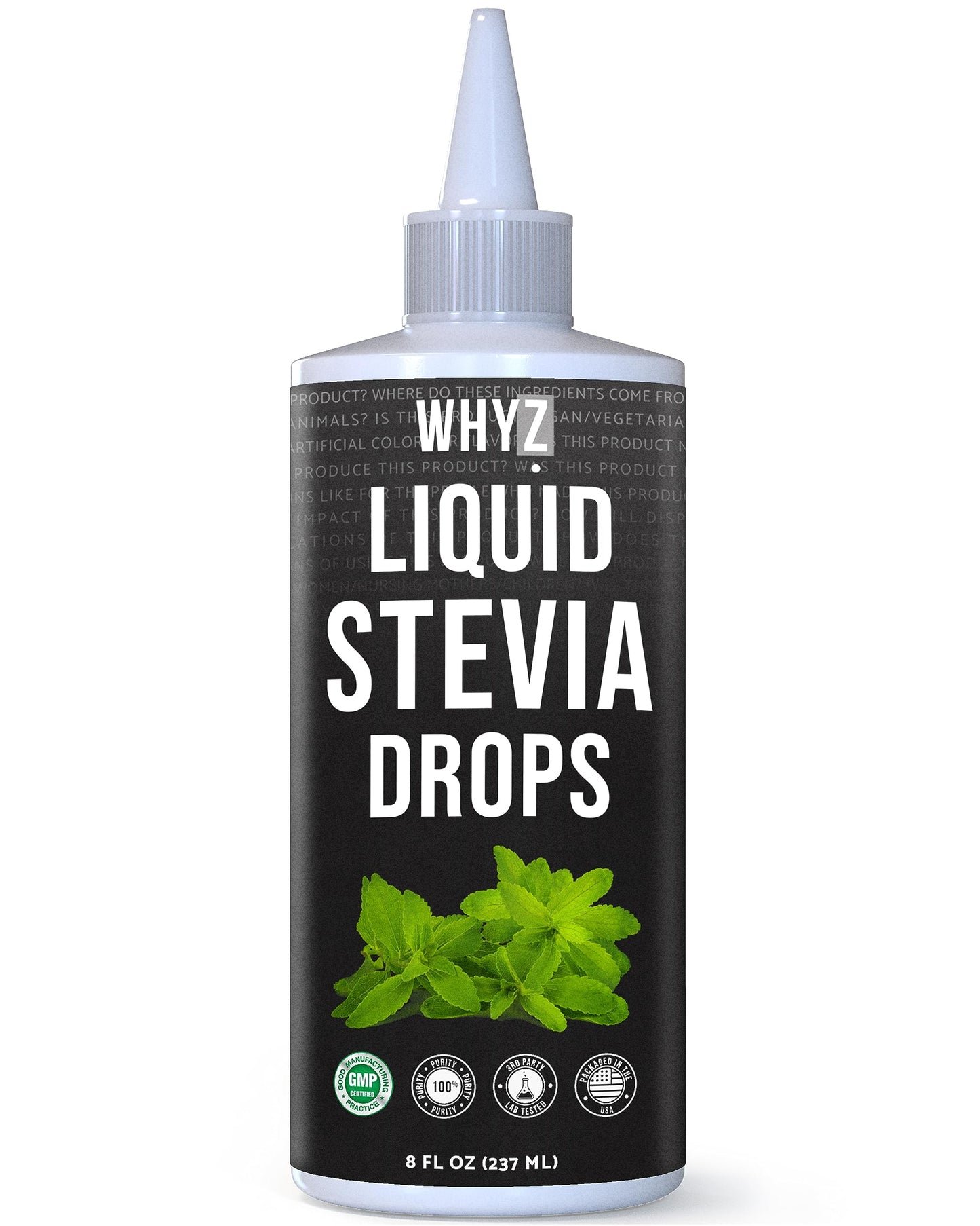 Stevia Liquid Drops Natural Liquid Stevia Extract, Pure Sweetener, Plant-Based Sweetener…