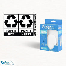 Load image into Gallery viewer, Safer Home SH502 Indoor Plug-In Fly Trap for Flies, Fruit Flies, Moths, Gnats, and Other Flying Insects – 400 Sq Ft of Protection