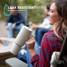 Load image into Gallery viewer, Simple Modern 40 oz Tumbler with Handle and Straw Lid | Insulated Reusable Stainless Steel Water Bottle Travel Mug Cupholder Use | Gifts for Women Men Him Her | Trek Collection | 40oz | Blue Lagoon