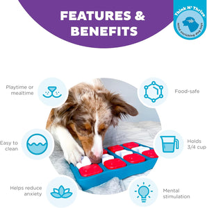 Outward Hound Nina Ottosson Dog Brick Interactive Treat Puzzle Dog Toy, Intermediate