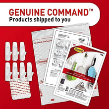 Load image into Gallery viewer, Command Large Utility Hooks, Damage Free Hanging Wall Hooks with Adhesive Strips, Wall Hooks for Hanging Back to School Dorm Organizers, 7 White Hooks and 12 Command Strips