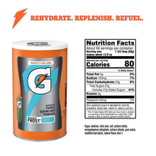 Load image into Gallery viewer, Gatorade Thirst Quencher Powder, Frost Glacier Freeze, 76.5 Ounce, Pack of 1
