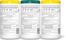 Load image into Gallery viewer, Amazon Basics Disinfecting Wipes, Lemon &amp; Fresh Scent, Sanitizes, Cleans, Disinfects &amp; Deodorizes, 255 Count (3 Packs of 85) (Previously Solimo) (Packaging May Vary)