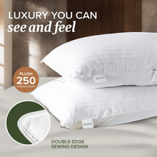 Load image into Gallery viewer, Beckham Hotel Collection Bed Pillows Standard / Queen Size Set of 2 - Down Alternative Bedding Gel Cooling Pillow for Back, Stomach or Side Sleepers