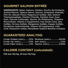 Load image into Gallery viewer, SHEBA PERFECT PORTIONS Cuts in Gravy Adult Wet Cat Food Trays (24 Count, 48 Servings), Roasted Chicken, Gourmet Salmon and Tender Turkey Entrée, Easy Peel Twin-Pack Trays