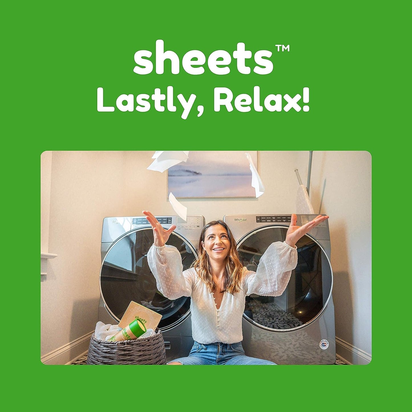 Sheets Laundry Club - As Seen on Shark Tank - Laundry Detergent - (Up to 100 Loads) 50 Laundry Sheets- Fresh Linen Scent - No Plastic Jug - New Liquid-Less Technology - Lightweight - Easy To Use