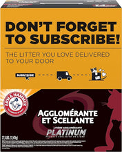 Load image into Gallery viewer, ARM &amp; HAMMER Clump &amp; Seal Platinum Cat Litter, Multi-Cat, 40 lb