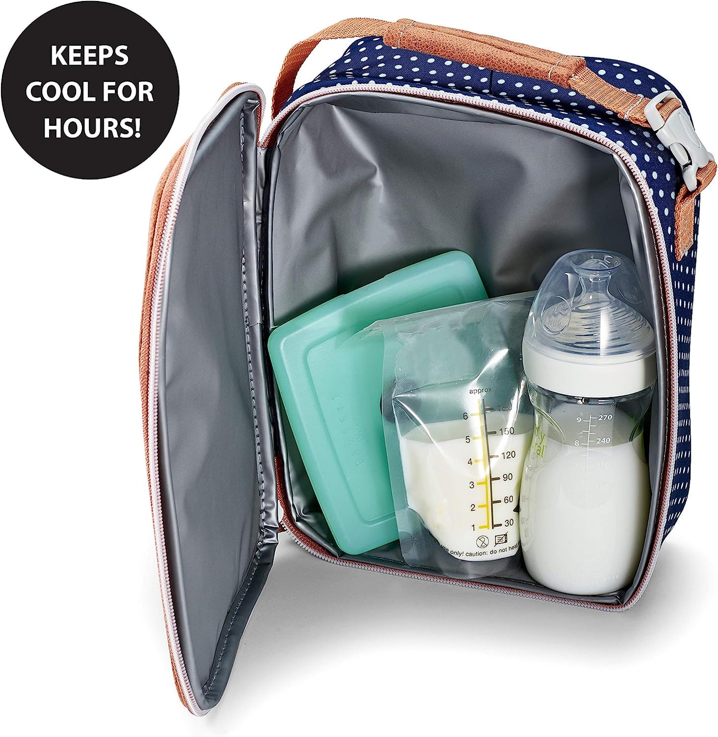 Cool Coolers by Fit + Fresh, 4 Pack Slim Ice Packs, Space Saving Reusable Ice Packs for Lunch Boxes or Coolers, Single Pack
