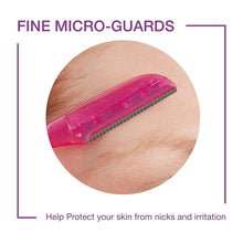 Load image into Gallery viewer, Schick Hydro Silk Touch-Up Exfoliating Dermaplaning Tool, Face &amp; Eyebrow Razor with Precision Cover- 3 Count | Dermaplaning Razor For Women