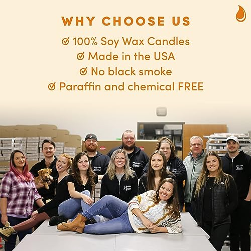 WAX & WIT Fall Candles, Pumpkin Spice Candles for Home, Autumn Candle, Pumpkin Candle, Fall Scented Candles for Home, Fall Home, Bathroom Decor, Autumn Decor, Hello Pumpkin, Hello Fall - 9oz