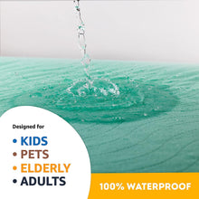 Load image into Gallery viewer, IMPROVIA® Washable Underpads, 34&quot; x 36&quot; (Pack of 4) - Heavy Absorbency Reusable Bedwetting Incontinence Pads for Kids, Adults, Elderly, and Pets - Waterproof Protective Pad for Bed, Couch, Sofa, Floor