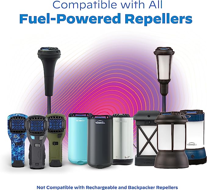 Thermacell Mosquito Repellent Refills; Compatible with Any Fuel-Powered Thermacell Repeller; Highly Effective, Long Lasting, No Spray, No Scent, No Mess; 15 Foot Zone of Mosquito Protection