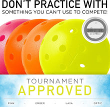 Load image into Gallery viewer, Franklin Sports Outdoor Pickleballs - X-40 Pickleball Balls - USA Pickleball (USAPA) Approved - Official US Open Ball - 3 Packs, 12 Packs, 36 Pickleball Buckets, 100 + 400 Bulk Packs of Pickleballs
