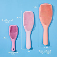 Load image into Gallery viewer, Tangle Teezer The Mini Ultimate Detangling Brush, Dry and Wet Hair Brush Detangler for Traveling and Small Hands, Baby Pink Sparkle