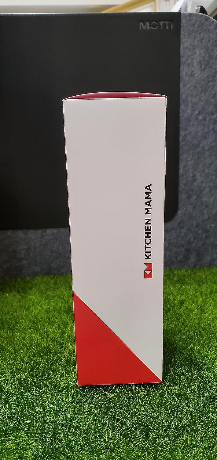 Kitchen Mama Auto Electric Can Opener: Open Your Cans with A Simple Push of Button - Automatic, Hands Free, Smooth Edge, Food-Safe, Battery Operated, YES YOU CAN (Red)