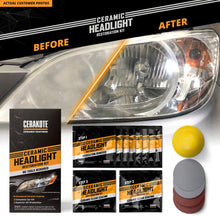 Load image into Gallery viewer, CERAKOTE® Ceramic Headlight Restoration Kit – Guaranteed To Last As Long As You Own Your Vehicle – Brings Headlights back to Like New Condition - 3 Easy Steps - No Power Tools Required