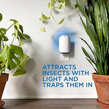 Load image into Gallery viewer, ZEVO Indoor Flying Insect Trap for Fruit Flies, Gnats, and House Flies (1 Plug-in Base + 3 Refill Cartridge)
