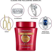 Load image into Gallery viewer, CONNOISSEURS Premium Edition Jewelry Cleaner Solution Pick from Delicate, Fine or Silver Jewelry Cleaner, Value Size