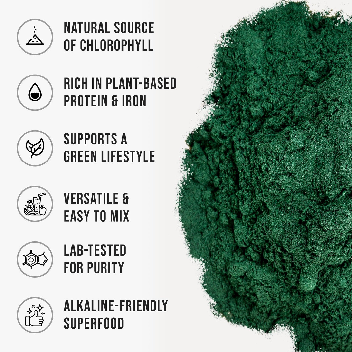 Organic Chlorella Powder, Raw, Premium Superfood Rich in Vegan Protein & Chlorophyll,…