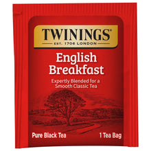 Load image into Gallery viewer, Twinings English Breakfast Black Tea, 100 Individually Wrapped Tea Bags, Smooth, Flavourful, Robust, Caffeinated