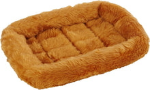 Load image into Gallery viewer, MidWest Homes for Pets Cinnamon 18-Inch Pet Bed w/ Comfortable Bolster | Ideal for Small Breeds &amp; Fits an 18-Inch Crate | Easy Maintenance Machine Wash &amp; Dry
