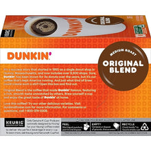 Load image into Gallery viewer, Dunkin&#39; Original Blend Medium Roast Coffee, 60 Keurig K-Cup Pods