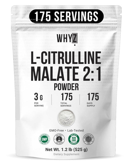 L-Citrulline Malate 2 : 1 Powder Unflavored L Citrulline Malate Nitrate-Rich Dissolves…