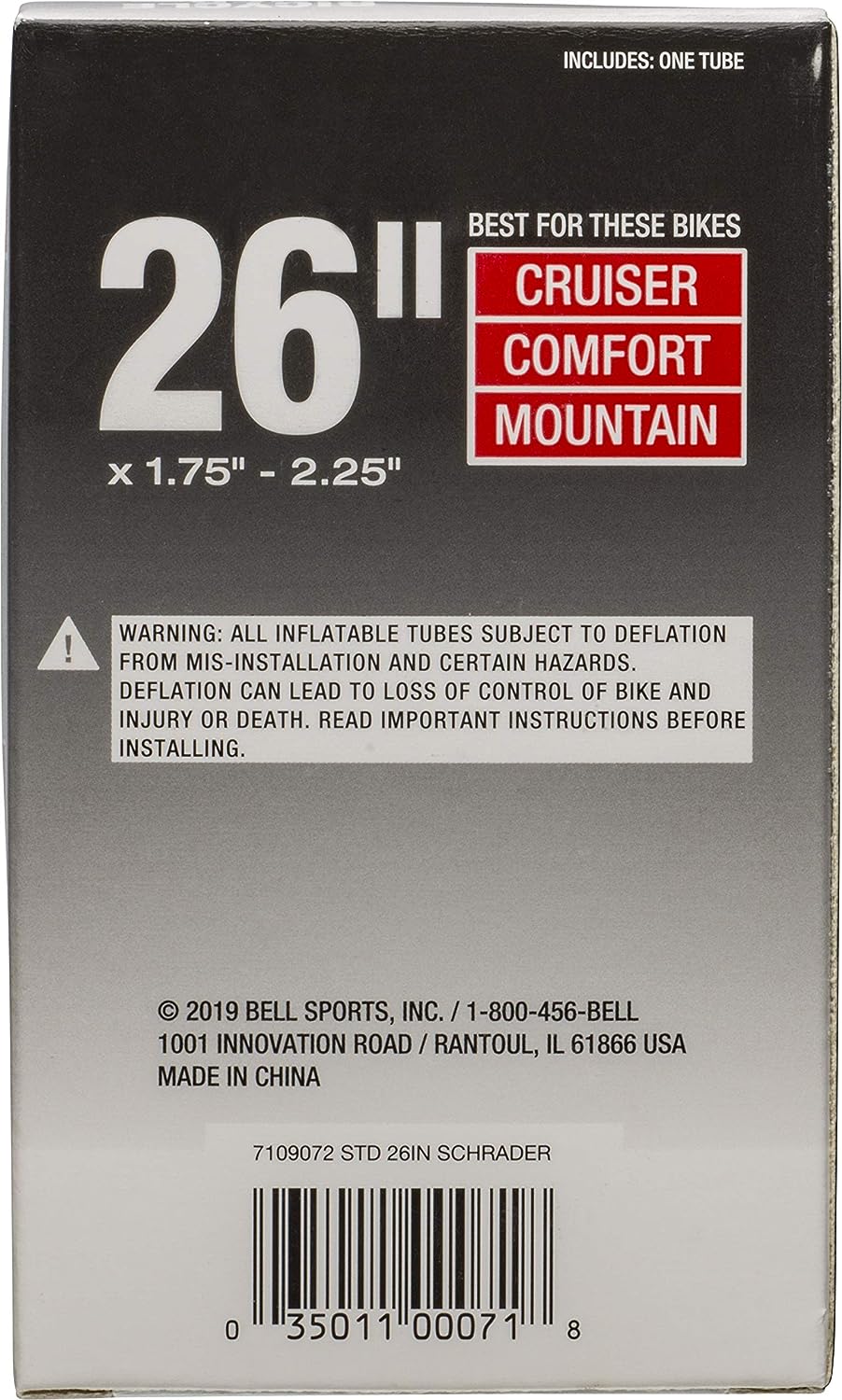 Bell Standard and Self Sealing Bike Tubes