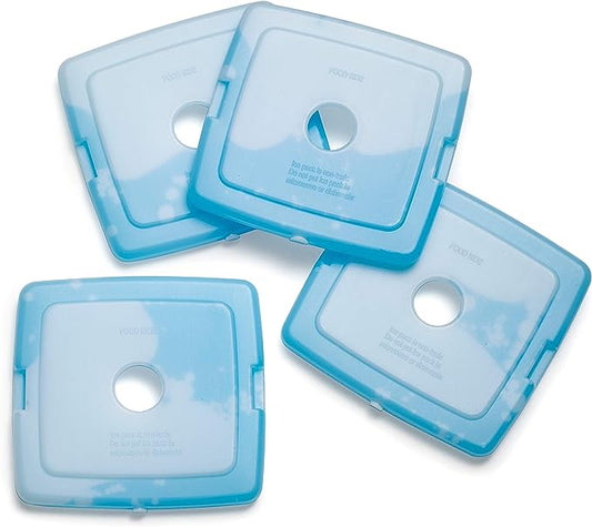 Fit + Fresh Cool Coolers Slim, Reusable Ice Packs for Lunch Bags, Beach Bags, Coolers, and More, Multiple Sizes & Colors
