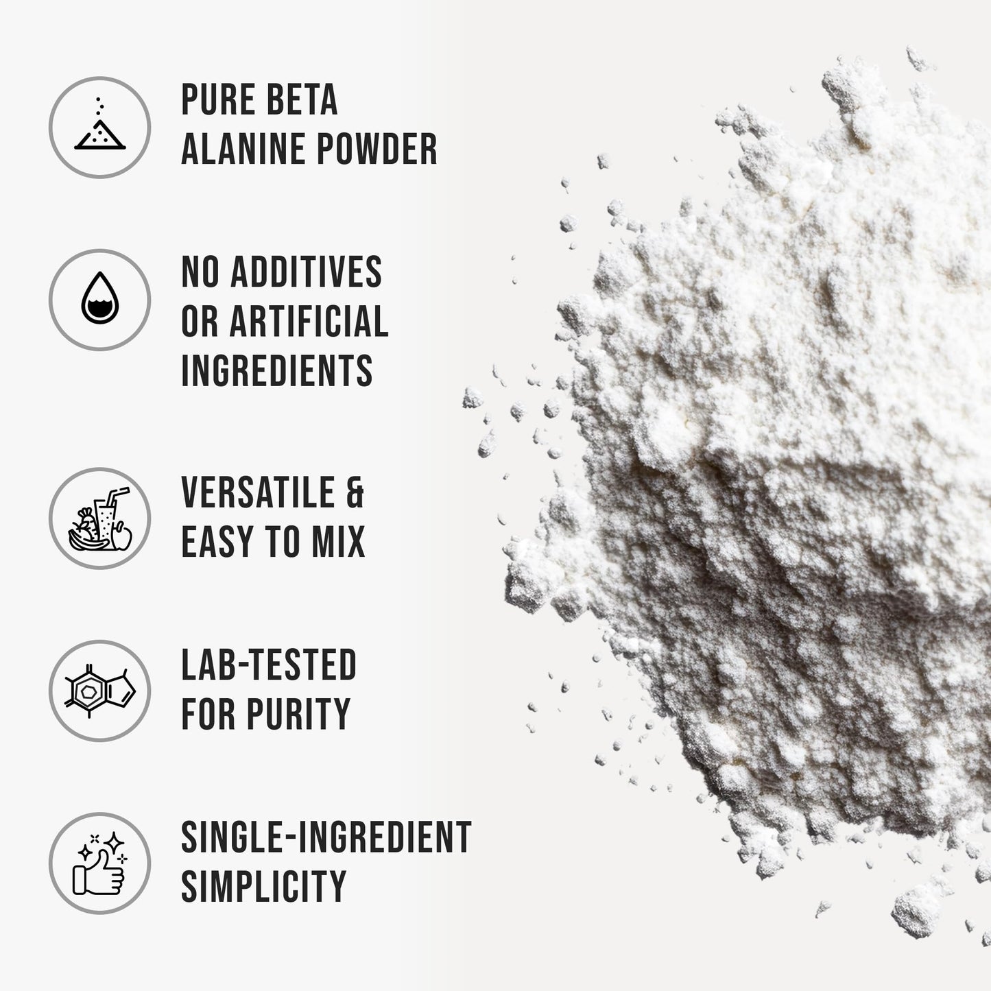 WHYZ Beta Alanine Powder Pure Beta Alanine Pre-Workout Supplement for Sustained Energy,…