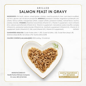 Purina Fancy Feast Grilled Wet Cat Food Seafood Collection in Wet Cat Food Variety Pack - (24) 3 oz. Cans