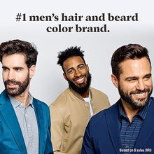 Load image into Gallery viewer, Just For Men Mustache &amp; Beard, Beard Dye for Men with Brush Included for Easy Application, With Biotin Aloe and Coconut Oil for Healthy Facial Hair - Dark Brown, M-45, Pack of 1