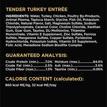 Load image into Gallery viewer, SHEBA PERFECT PORTIONS Cuts in Gravy Adult Wet Cat Food Trays (24 Count, 48 Servings), Roasted Chicken, Gourmet Salmon and Tender Turkey Entrée, Easy Peel Twin-Pack Trays